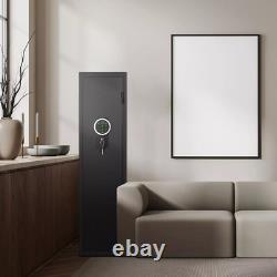3-5 Gun Safe for Rifles and Pistols, Rifle Gun Safe with Alarm & Fingerprint Pad