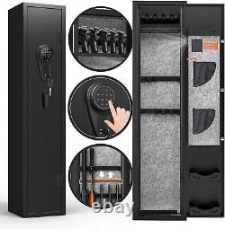 3-5 Gun Safes for Home Rifle and Pistols, Quick Access Safes for Shotguns, ca