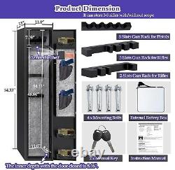 3-5 Gun Safes for Home Rifle and Pistols, Quick Access Safes for Shotguns, ca