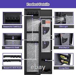 3-5 Gun Safes for Home Rifle and Pistols, Quick Access Safes for Shotguns, ca