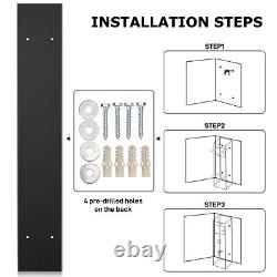 3-5 Guns Rifle Storage Safe Cabinet Double Security Lock Quick Access Security