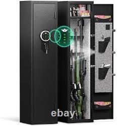 3-5 Rifle Gun Safe Digital Long Gun Safe with Removable Shelf and LED Light