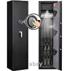 3-5 Rifle Safe Quick Access Biometric Gun Storage Cabinet with inner Safe Box