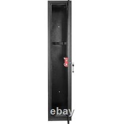 3 Gun Rifle Shotgun Storage Lock Steel Metal Security Safe Box Case Cabinet