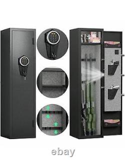 3 Gun Safe For Rifles And Pistols Quick Access Rifle Gun Safe With Silent Mode