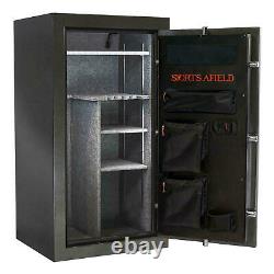 30-Gun Fire/Waterproof Safe with Electronic Lock, Door Storage, Steel-Reinforced