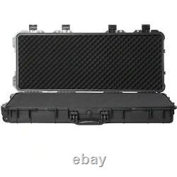 38Tactical Rifle Hard Case Gun Storage Foam Insert Single Gun Cases Wheel/Lock