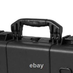 38Tactical Rifle Hard Case Gun Storage Foam Insert Single Gun Cases Wheel/Lock