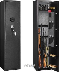 4-10 Rifle Safe Quick Access Long Gun Shotgun Cabinet Storage Pistol Case