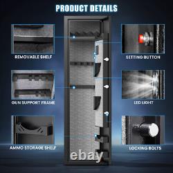 4-5 Digital Gun Safe Rifle Gun Safe Shotgun Safe with Removable Shelf & Gun Rack