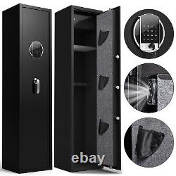 4-5 Rifle Gun Safe Digital Quick Access Long Gun Safe for Home Rifle and Shotgun