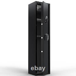 4-5 Rifle Gun Safe Digital Quick Access Long Gun Safe for Home Rifle and Shotgun