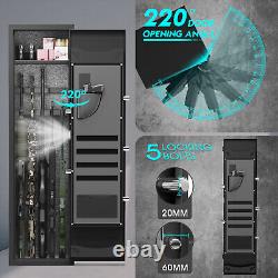 4-6 Rifle Gun Safe, Biometric Gun Safe, 54 Long Gun Safe for Rifles and Pistols