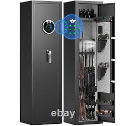 4-6 Rifle Gun Safe, Digital Gun Safe, 54 Long Gun Safe for Rifles and Pistols