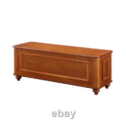 4-Gun Solid Wood Hope Chest Gun Storage in Brown