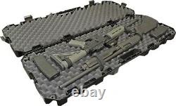 42 All Weather Hard Sided Tactical Rifle Long Gun Case Black Lockable Storage