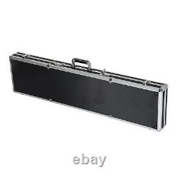 44 Long Gun Case Aluminum Locking Rifle Pistol Shotgun Storage Box Carry Case