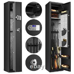 5-6 Pcs Safe Gun Rifle Cabinet Storage Security Lock Access Quick Large Shotgun