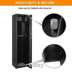 5-Gun Electronic Lock Large Rifle Shotgun Storage Cabinet Security Cabinet Safe
