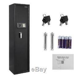 5-Gun Electronic Lock Large Rifle Shotgun Storage Cabinet Security Cabinet Safe