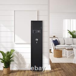 5 Gun Home Rifle Safe Quick Access Digital Password Large Gun Storage Cabinets