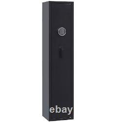 5 Gun Rifle Safe Security Storage Cabinet with Digital Keypad Lock Quick Access