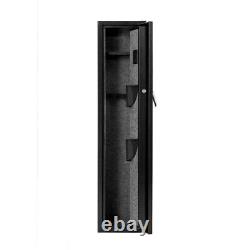 5 Gun Rifle Steel Storage Wall Safe Box Security Cabinet Electronic Dual Lock