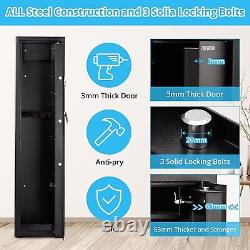 5 Gun Rifle Storage Safe Cabinet Security board Lock System Quick Access