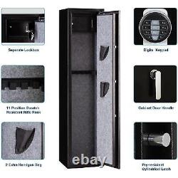 5 Gun Safe Security Storage Cabinet Digital Keypad Lock Fireproof Heavy Duty