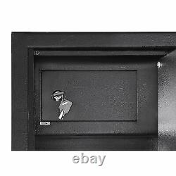 5 Gun Storage Cabinet Steel Rifle Shotgun Firearm Electronic Security Safe Lock