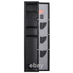 5 Rifle Hunting Gun Storage Rifle Gun Safe with In-storage box and Alarm system