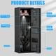 52'' Digital Unassembled Gun Safe For 6-8 Rifle, With Gun Rack & Removable Shelf