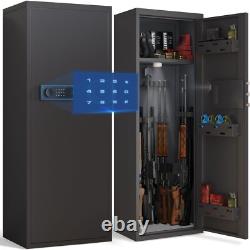 53'' Digital Unassembled Gun Safe for 10-14 Rifle & Pistol, with Adjustable Shelf
