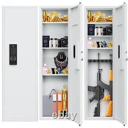 53 Hidden In Wall Gun Safe Long Gun Safe Quick Access Rifle Gun Safe Off-white