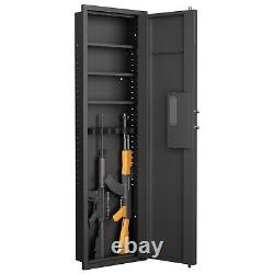 53 Hidden In Wall Gun Safe Quick Access Rifle Cabinets With Touch Screen Panel