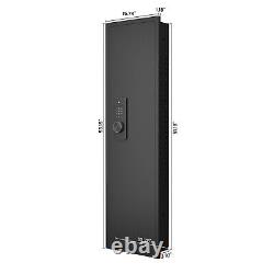 53 Hidden In Wall Gun Safe Quick Access Rifle Cabinets With Touch Screen Panel