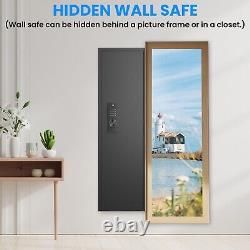 53 Hidden In Wall Gun Safe Quick Access Rifle Cabinets With Touch Screen Panel