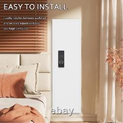 53 Hidden Wall Gun Safe, In-Wall Rifles Adjustable Shelves Passwod/Fingerprint