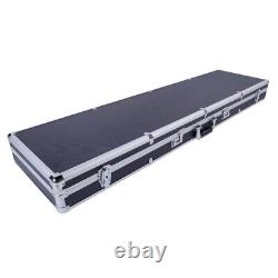 53 Portable Aluminum Rifle Gun Hard Case Locking Long Gun Handgun Storage Box