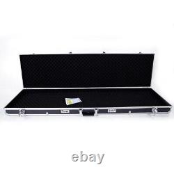 53 Portable Aluminum Rifle Gun Hard Case Locking Long Gun Handgun Storage Box