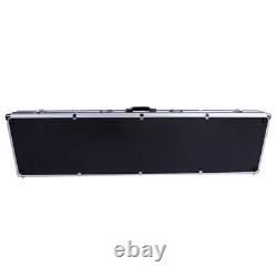 53 Portable Aluminum Rifle Gun Hard Case Locking Long Gun Handgun Storage Box