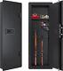 53 Tall Wall Gun Safe, Hidden Wall Safes For Home Rifle And Pistols-black