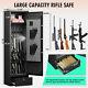 55'' Gun Safe With Drawer, Digital Rifle Safe For Home Rifles And Pistols