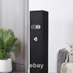 57''Rifle Gun Safe Digital Quick Access Long Gun Safe for Home Rifle and Shotgun