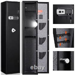 57''Rifle Gun Safe Digital Quick Access Long Gun Safe for Home Rifle and Shotgun