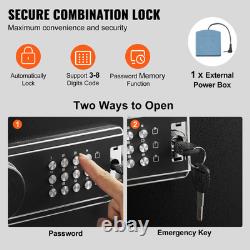 6-10 Rifles Gun Safe Rifle Safe with Lock & Digital Keypad Removable Shelf