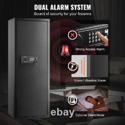 6-10 Rifles Gun Safe Rifle Safe with Lock & Digital Keypad Removable Shelf