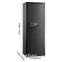 6-10 Rifles Gun Safe Rifle Safe with Lock & Digital Keypad Removable Shelf