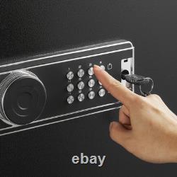 6-10 Rifles Gun Safe Rifle Safe with Lock & Digital Keypad Removable Shelf