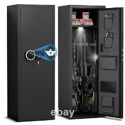 6-8 Rifle Gun Safe for Shotgun, Large Unassembled Gun Safe for Home Rifle Pistol